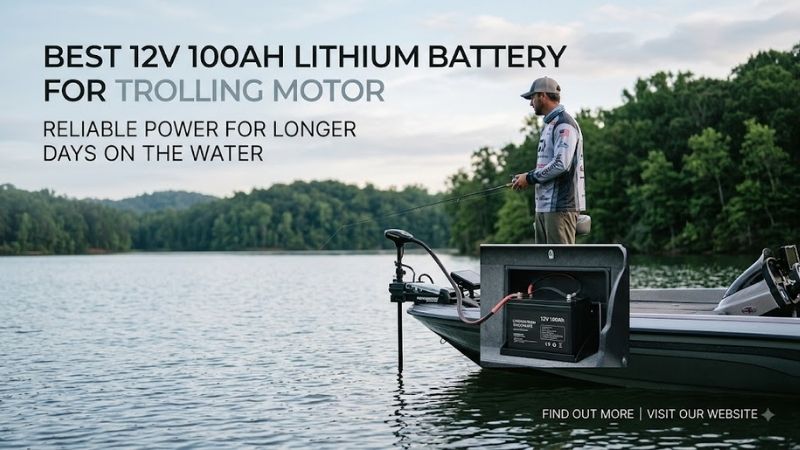 How to Choose the Best 12v 100ah Lithium Battery For Trolling Motor